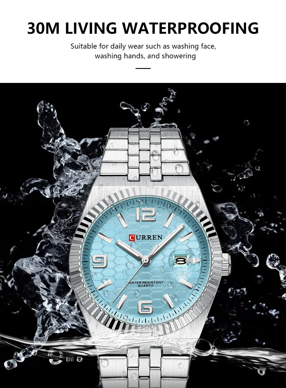 Factory Source Curren 8498 Business Mens Watch Bulk Wholesale Ready to Ship