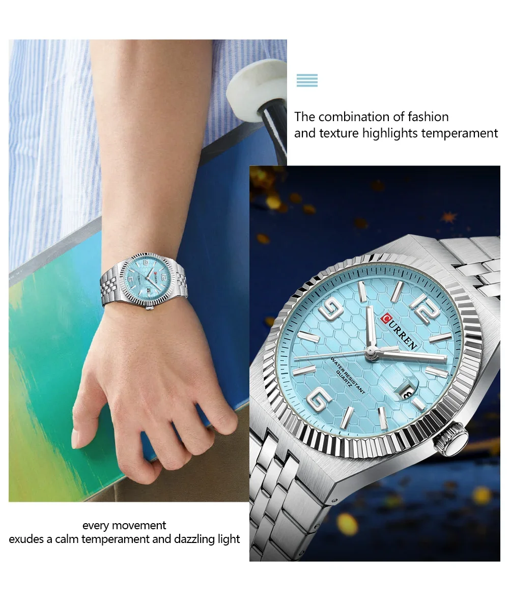 Factory Source Curren 8498 Business Mens Watch Bulk Wholesale Ready to Ship