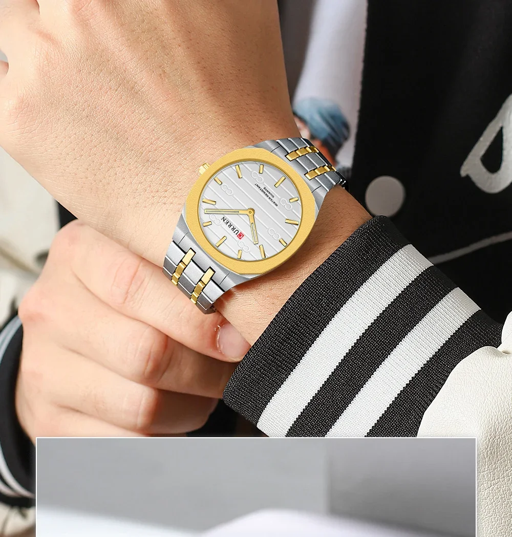 In Stock CURREN 8444 Ultra Thin Quartz Men Watch | Ready to Ship