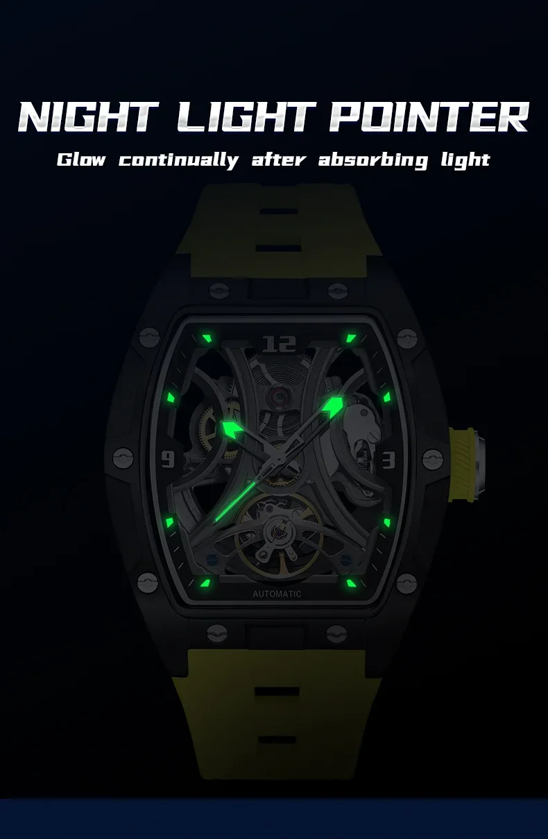 Megir 2245G Luminous Dial and Hands