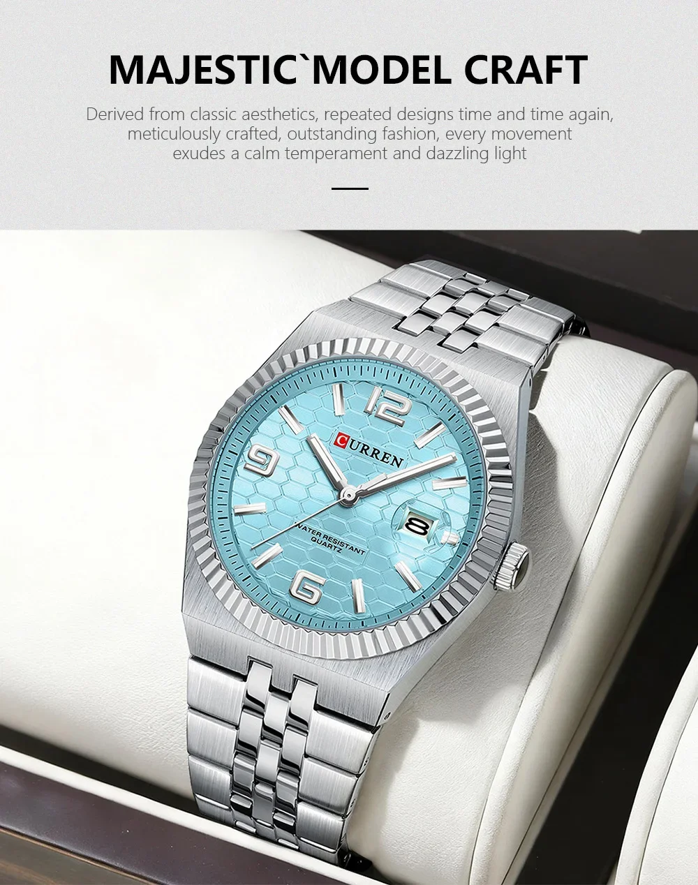 Factory Source Curren 8498 Business Mens Watch Bulk Wholesale Ready to Ship