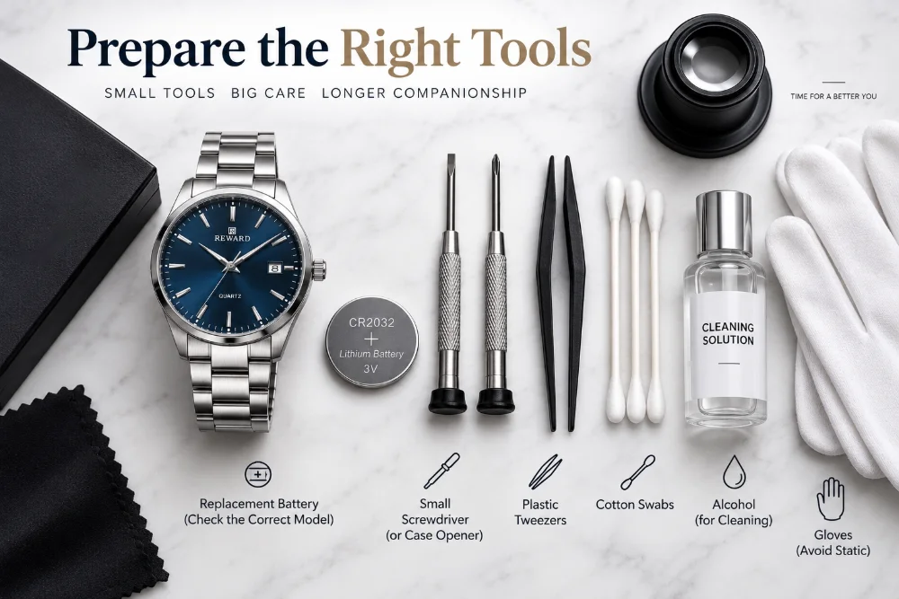 How to Replace a Quartz Watch Battery: Step-by-Step Guide | Watches Factory