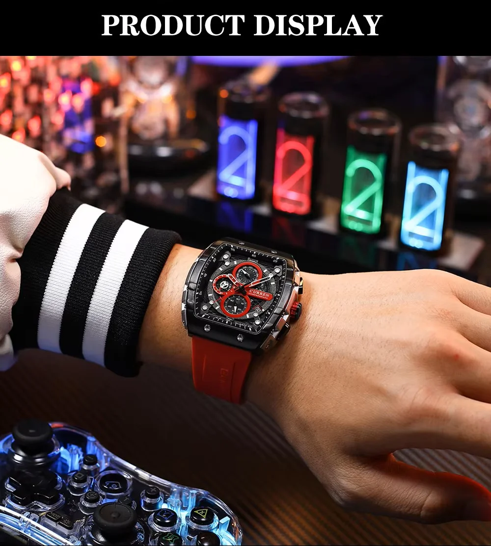 CURREN 8442 Watch for Men Fashion Sports Men's Quartz Watch