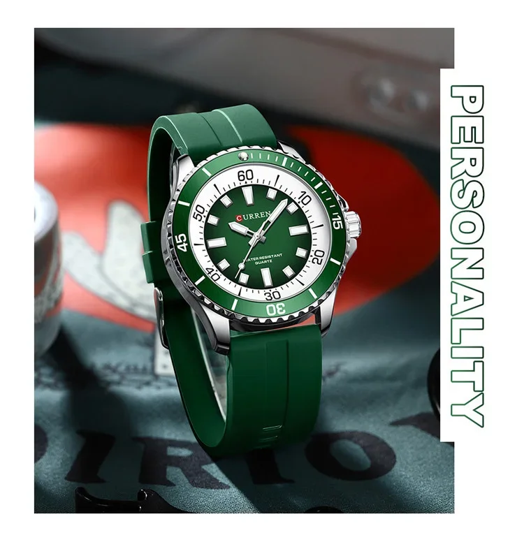 Factory Direct Curren 8448 Waterproof Sport Watch Bulk Wholesale Dropshipping