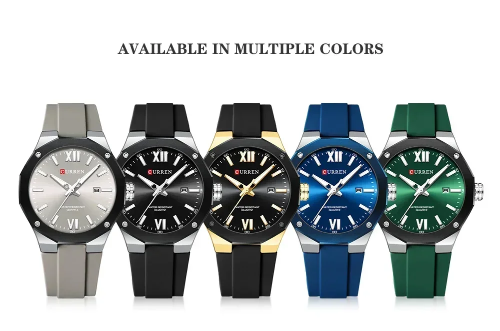 Curren 8465 men's quartz wrist watch hero image
