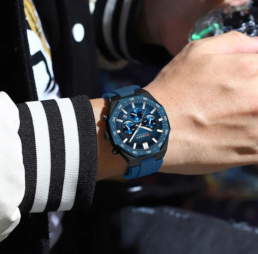 Factory Wholesale Curren 8489 Chronograph Quartz Watch Ready to Ship Dropshipping