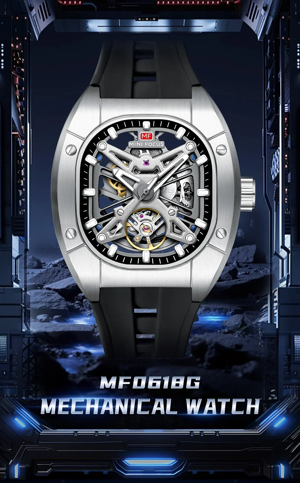 Mini Focus MF0618G worn on a wrist demonstrating style and comfort