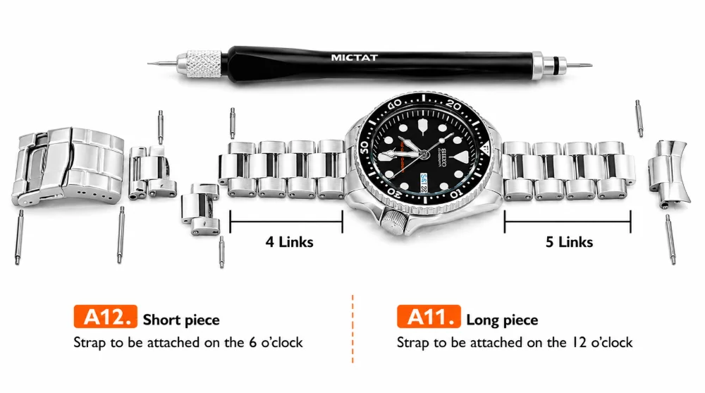 Stainless Steel Watch Bands Guide: Parts, Clasps, Materials & Finishes