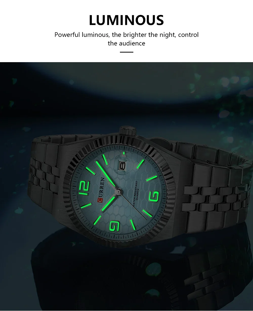Bulk wholesale packaging of Curren 8498 business watches