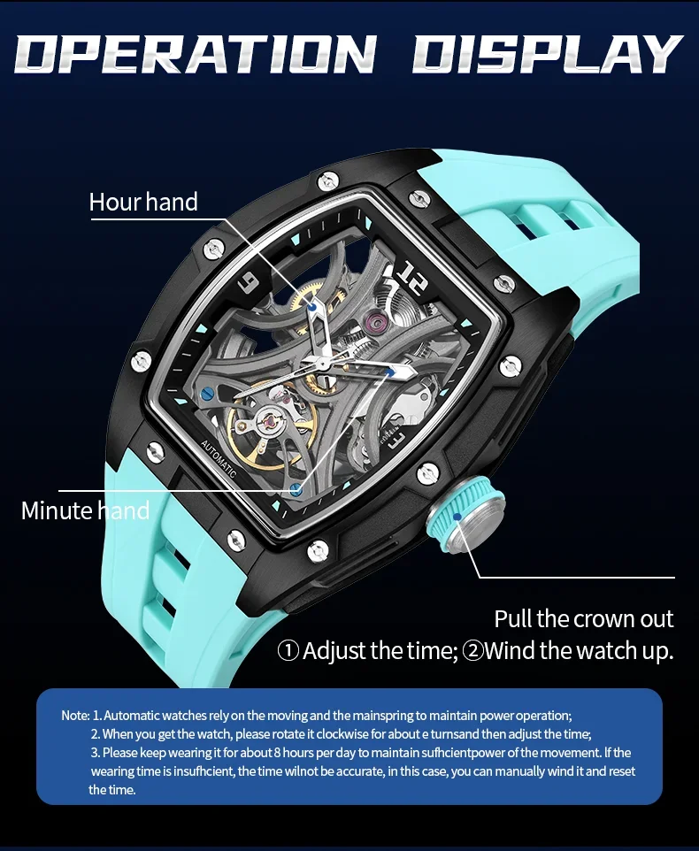 Soft Silicone Strap Megir 2245G