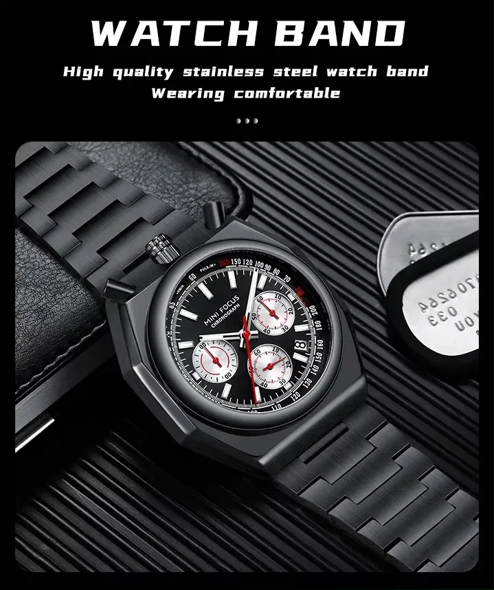 Watch showing luminous effect in dim light