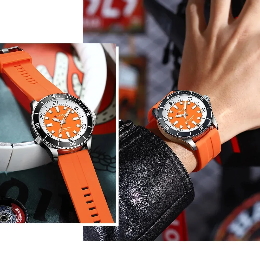 Factory Direct Curren 8448 Waterproof Sport Watch Bulk Wholesale Dropshipping