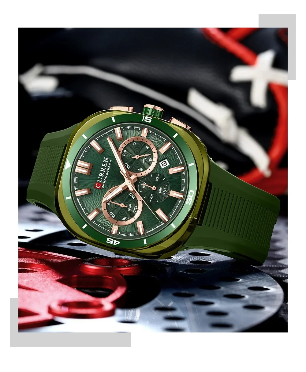 Curren 8502 High Quality Elegant Waterproof Luminous Men's Watch