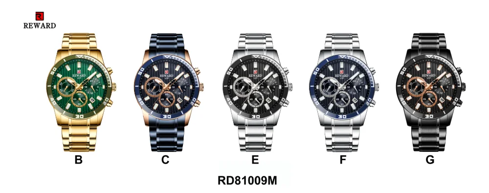 Reward VIP RD81009M men's watch front view