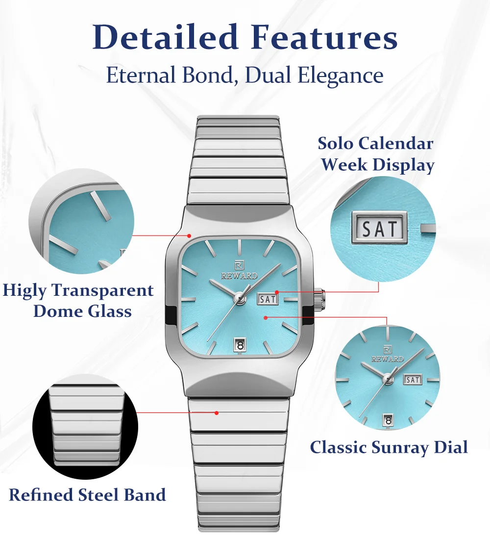REWARD RD611264L Casual Gift Women Stylish Simple Watch Auto Date