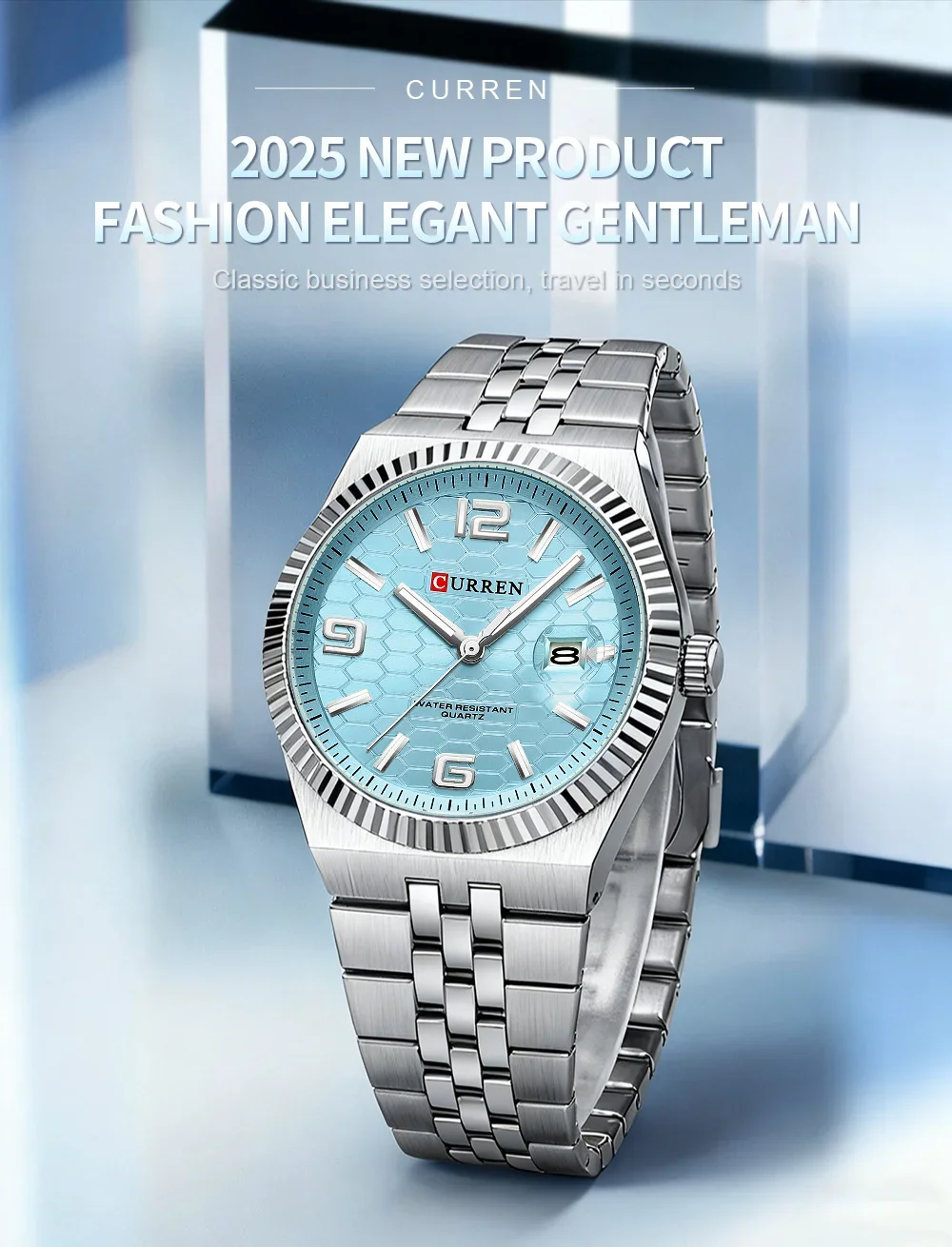 Factory Source Curren 8498 Business Mens Watch Bulk Wholesale Ready to Ship