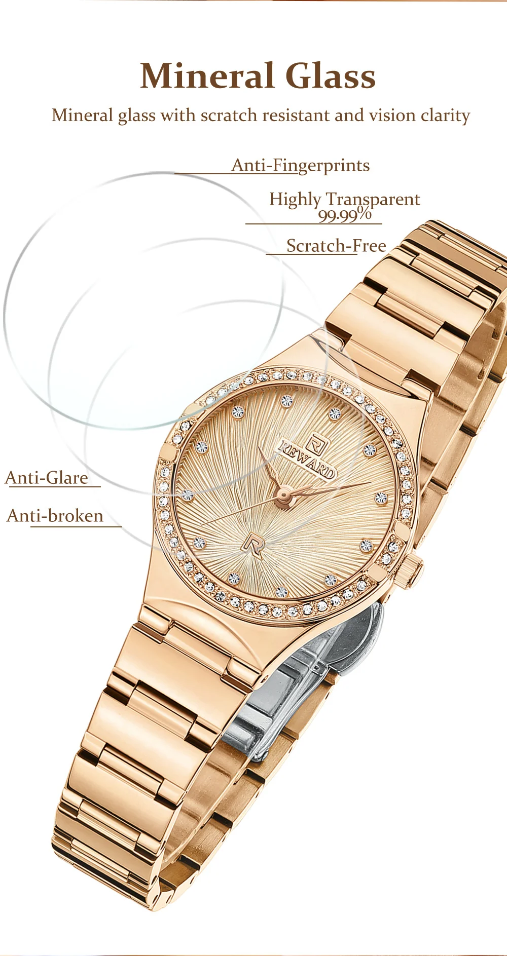 Wholesale Women Quartz Watches | REWARD RD213025L Alloy Watch