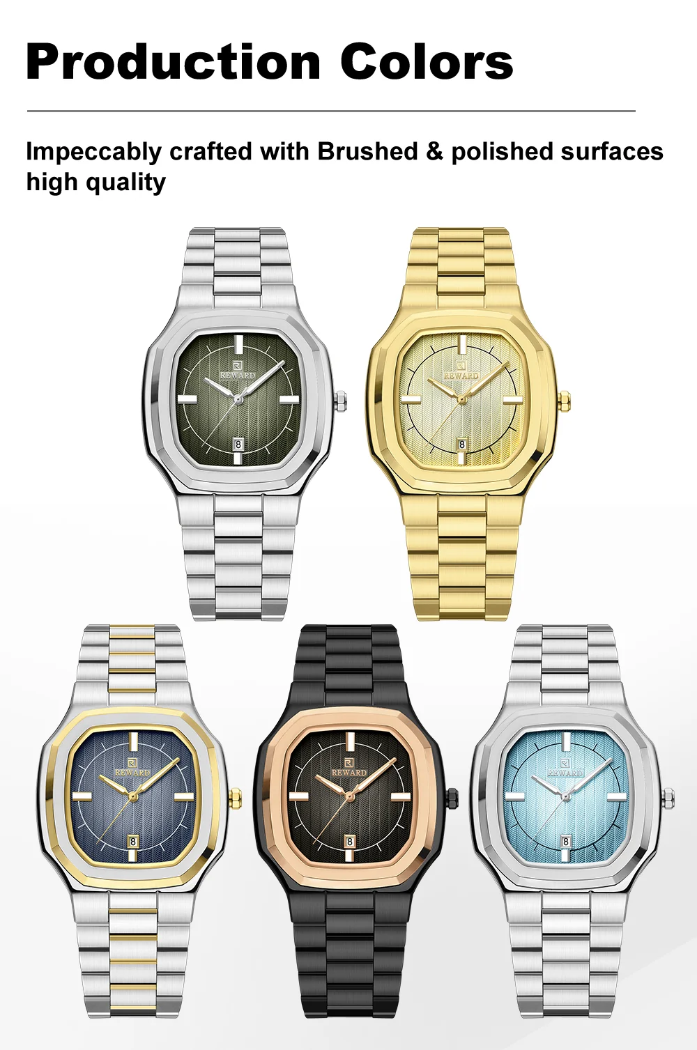 Reward Factory Wholesale RD612268M Elegant Male Quartz Watches