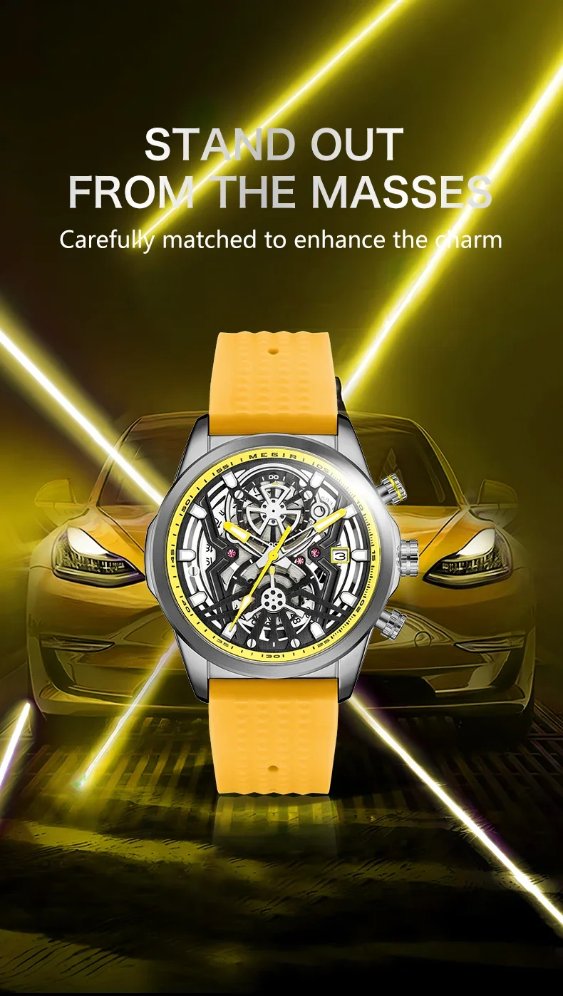 Megir 2235G Men Quartz Sport Chronograph Watch Wholesale Dropshipping Supplier