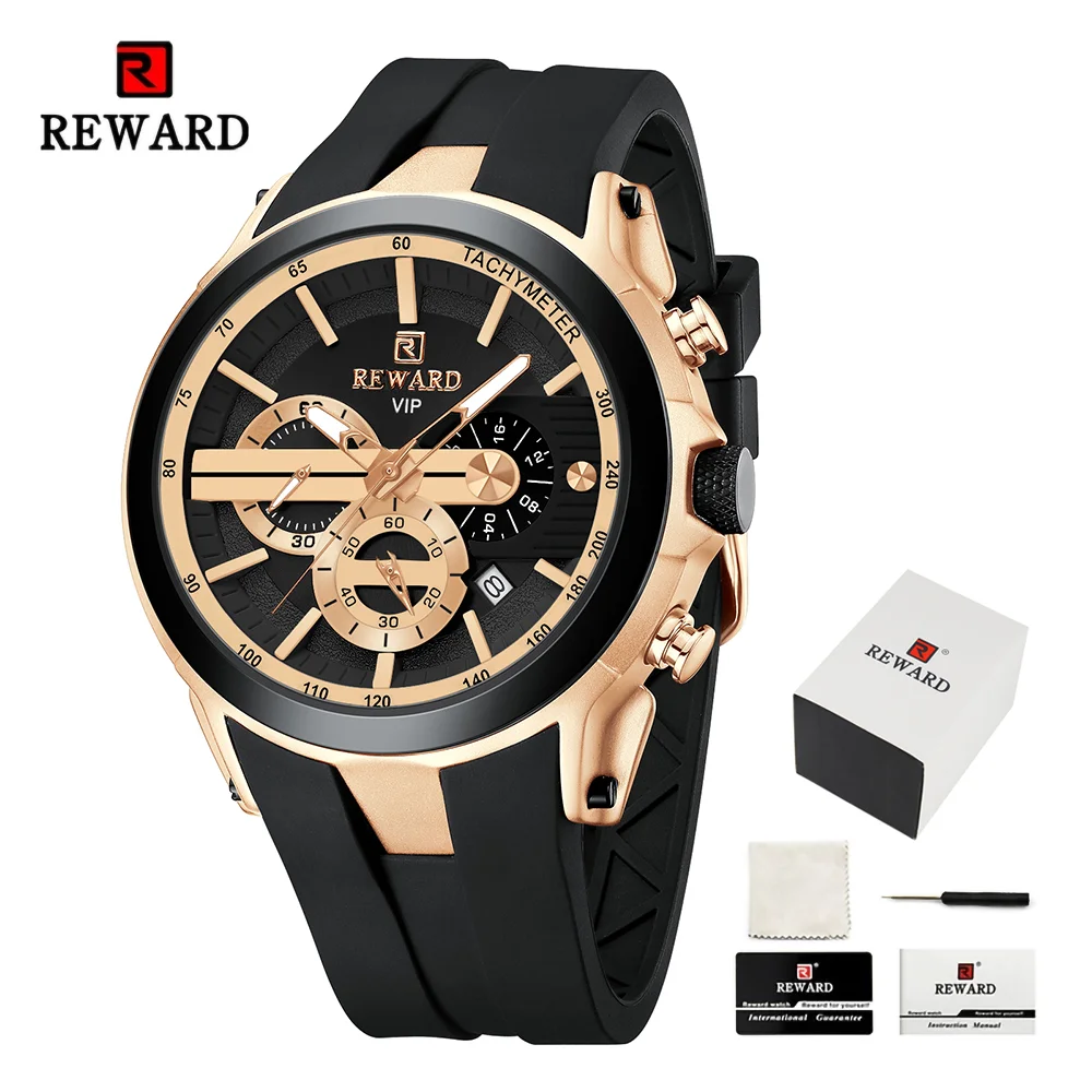 Reward RD83046M men's luxury quartz watch in gift box