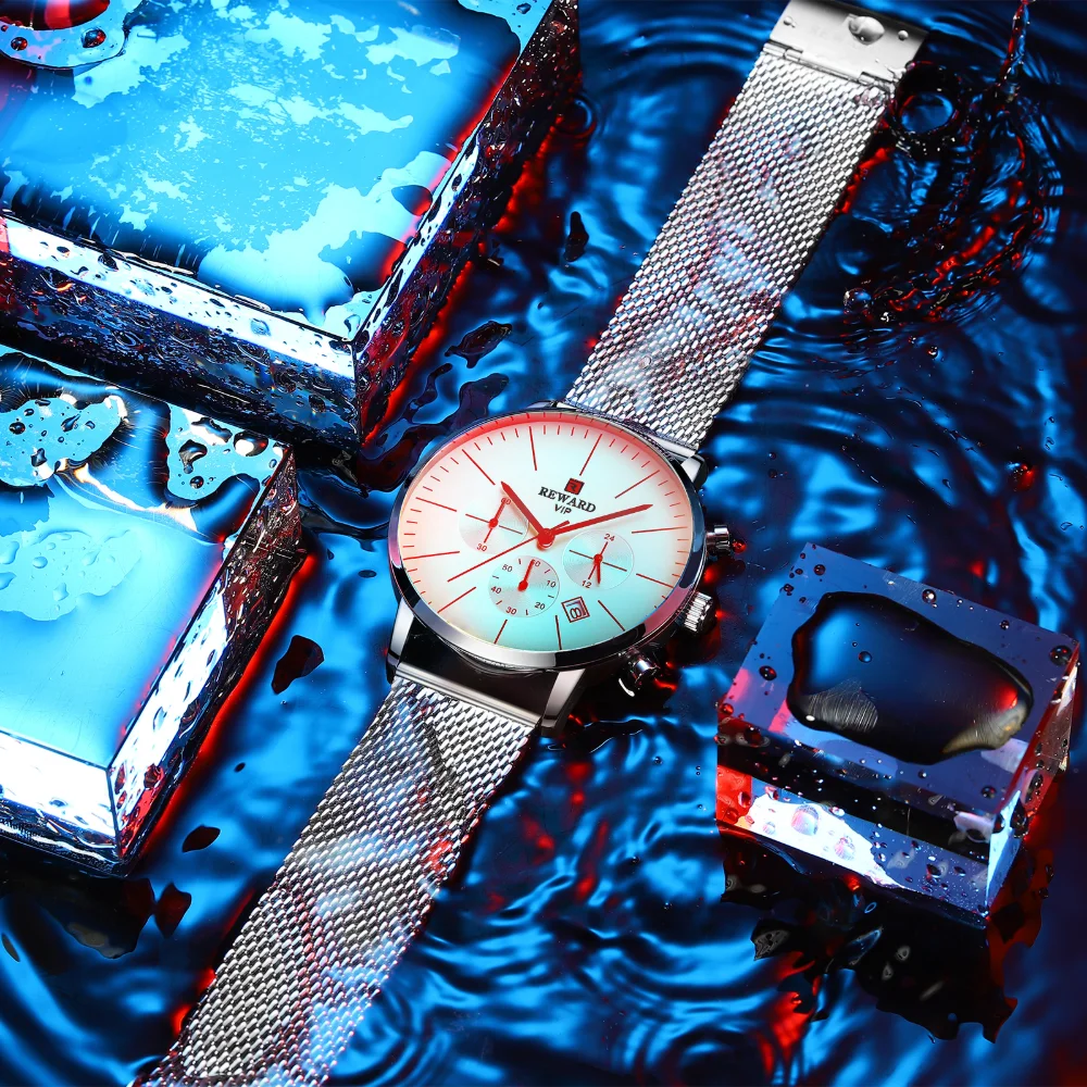 Reward RD82004M Stainless Steel Mesh Band