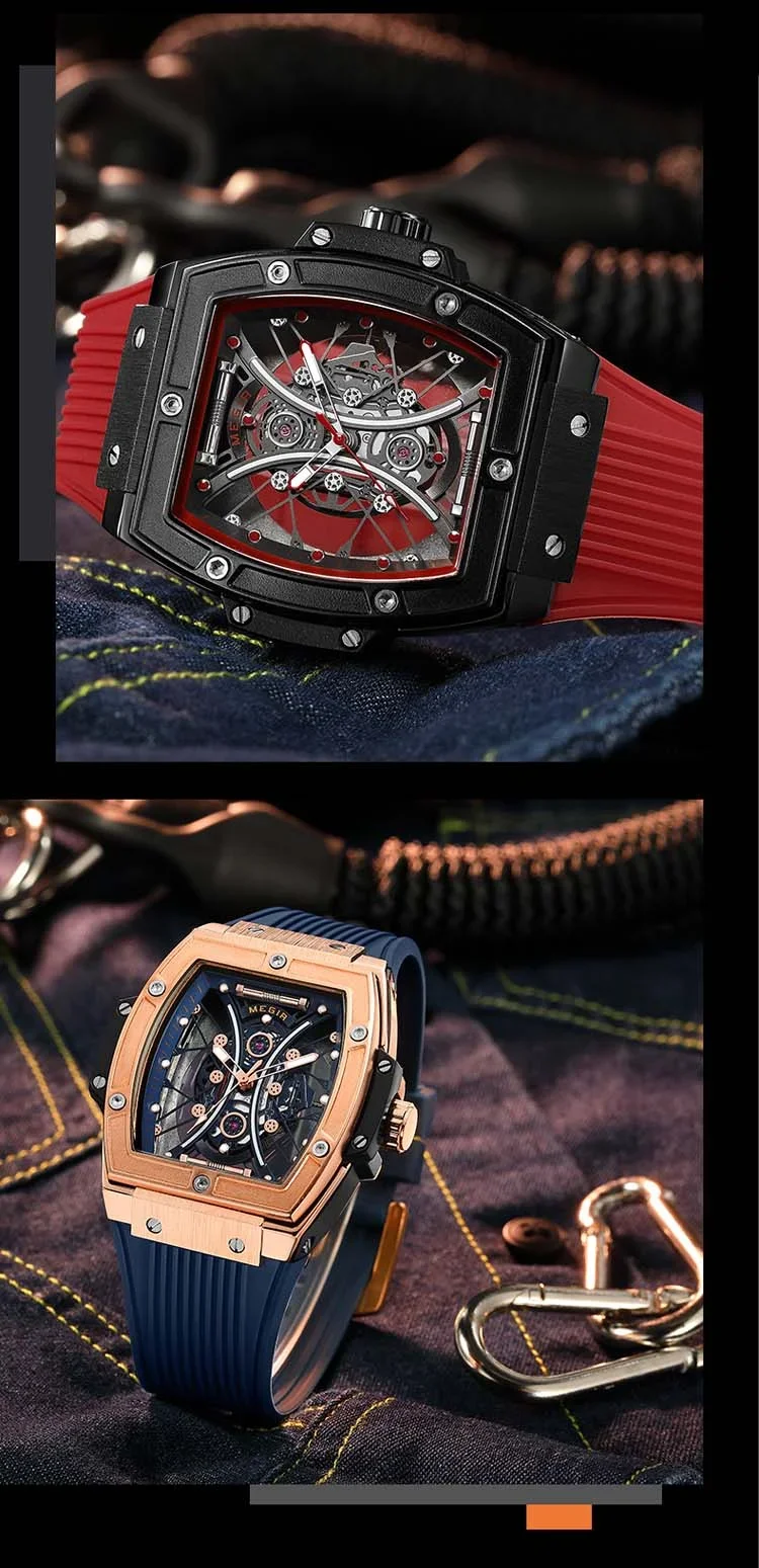 Megir 8109 Mens Sport Quartz Watch Factory Direct Bulk Stock Ready to Ship