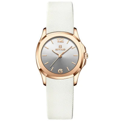 REWARD RD232267L Elegant Women's Silicone Strap Quartz Watch 30M Water Resistant