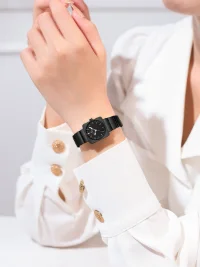 Reward RD212526L Women Square Case Round Dial Luminous Vintage Slim Watch - 5 Image