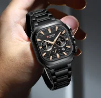 CURREN 8496 Mens Chronograph Quartz Watch Date & 24H Waterproof - 4 Image