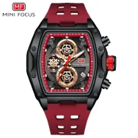 Mini Focus MF0473G Wine Barrel Men's Watch Curved Mirror Gradient - 1 Image