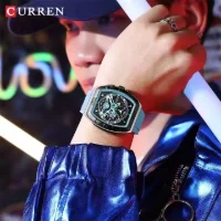 CURREN 8443 Wholesale Men's Chronograph Silicone Watch 3ATM In Stock - 2 Image