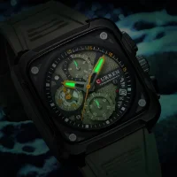 Factory Direct CURREN 8461 Chronograph Sport 3atm Quartz Watch Ready to Ship - 2 Image