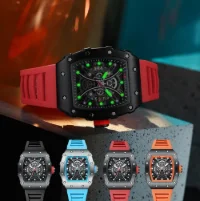 Curren 8438 Fashion Casual Sport Quartz Watch For Men|30M Water Resistant - 1 Image