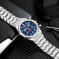 MINI FOCUS MF0609G Wholesale Business Quartz Men's Watch – Ready to Ship Luminous Chronograph Watches - 1 Image