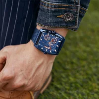MINI FOCUS MF0322G Wholesale Steampunk Quartz Men's Watch – Ready to Ship Barrel Case Trendy Watches - 0 Image