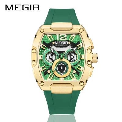 Factory Direct Megir 8112G High Quality Glow in the Dark Sport Quartz Watch