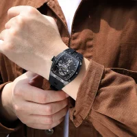 Megir 2242G Automatic Mechanical Skeleton Mens Watch Wholesale Factory Direct - 6 Image