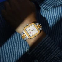 Bulk Curren 8479 Square Quartz Men Watch Luminous Date Ready to Ship Factory Best Price - 0 Image