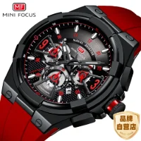 MINI FOCUS MF0402G Auto Date 3-Subdial Men's Chronograph Watches - 4 Image