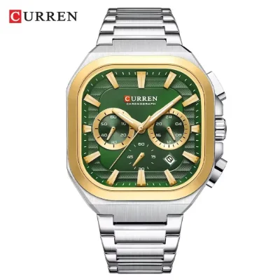 CURREN 8496 Mens Chronograph Quartz Watch Date & 24H Waterproof