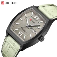 CURREN 8478 Men's Waterproof Watch: Roman Numeral Dial with Day-Date & Luminous - 0 Image