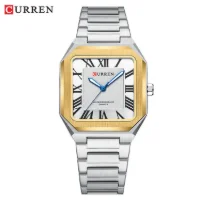 CURREN 8482 Original Mens Square Stainless Steel Watch | Supplier - 0 Image