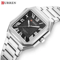 CURREN 8482 Original Mens Square Stainless Steel Watch | Supplier - 3 Image