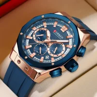 In Stock Bulk Wholesale CURREN 8464 Sport Chronograph Men Watch Dropshipping - 4 Image