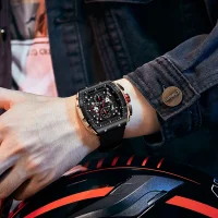 MINI FOCUS MF0399G Original Luxury Men Chronograph Quartz Watches - 5 Image