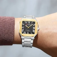 CURREN 8482 Original Mens Square Stainless Steel Watch | Supplier - 5 Image