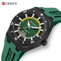 CURREN 8491 Minimalist Silicone Strap Men's Watch|30M Water Resistant - 6 Image