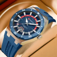 CURREN 8491 Minimalist Silicone Strap Men's Watch|30M Water Resistant - 7 Image