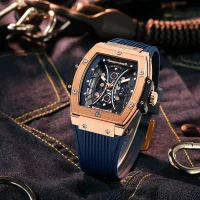 Megir 8109G Mens Sport Quartz Watch Factory Direct Bulk Stock Ready to Ship - 4 Image