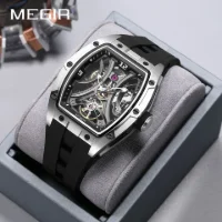 Factory Direct Megir 2245G Tonneau Automatic Mechanical Watch Ready to Ship Supplier - 5 Image